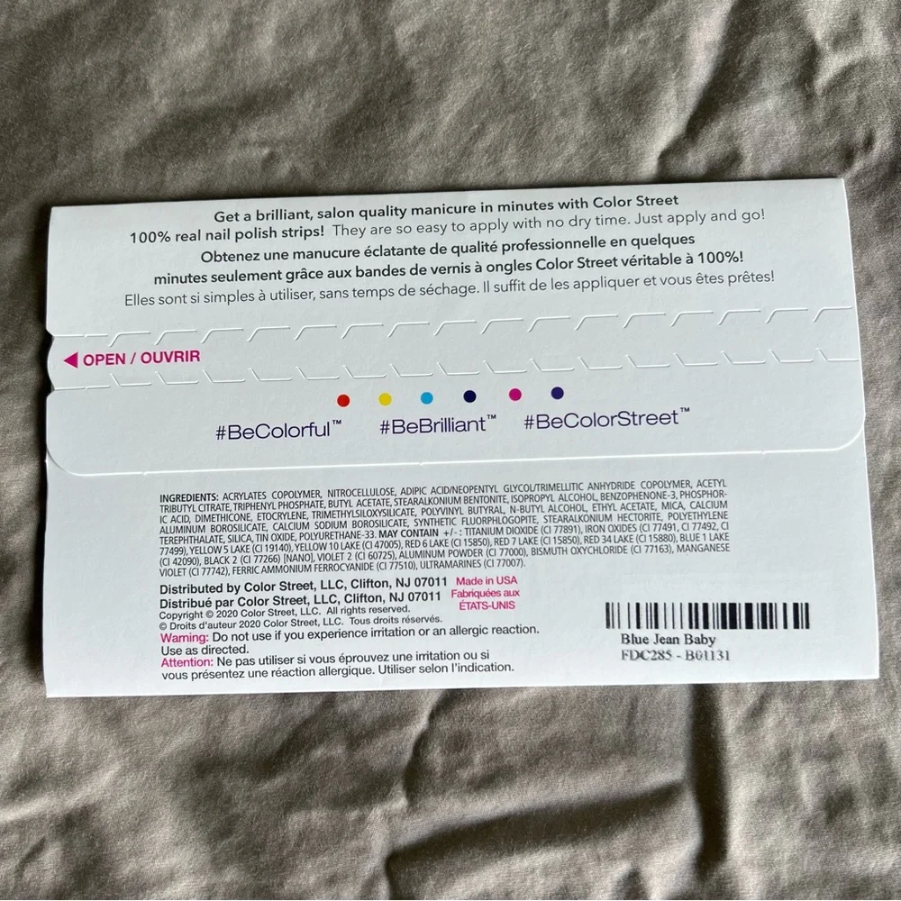 *Retired* Color Street: Blue Jean Baby | Denim Pastel Pale Spring Summer Set